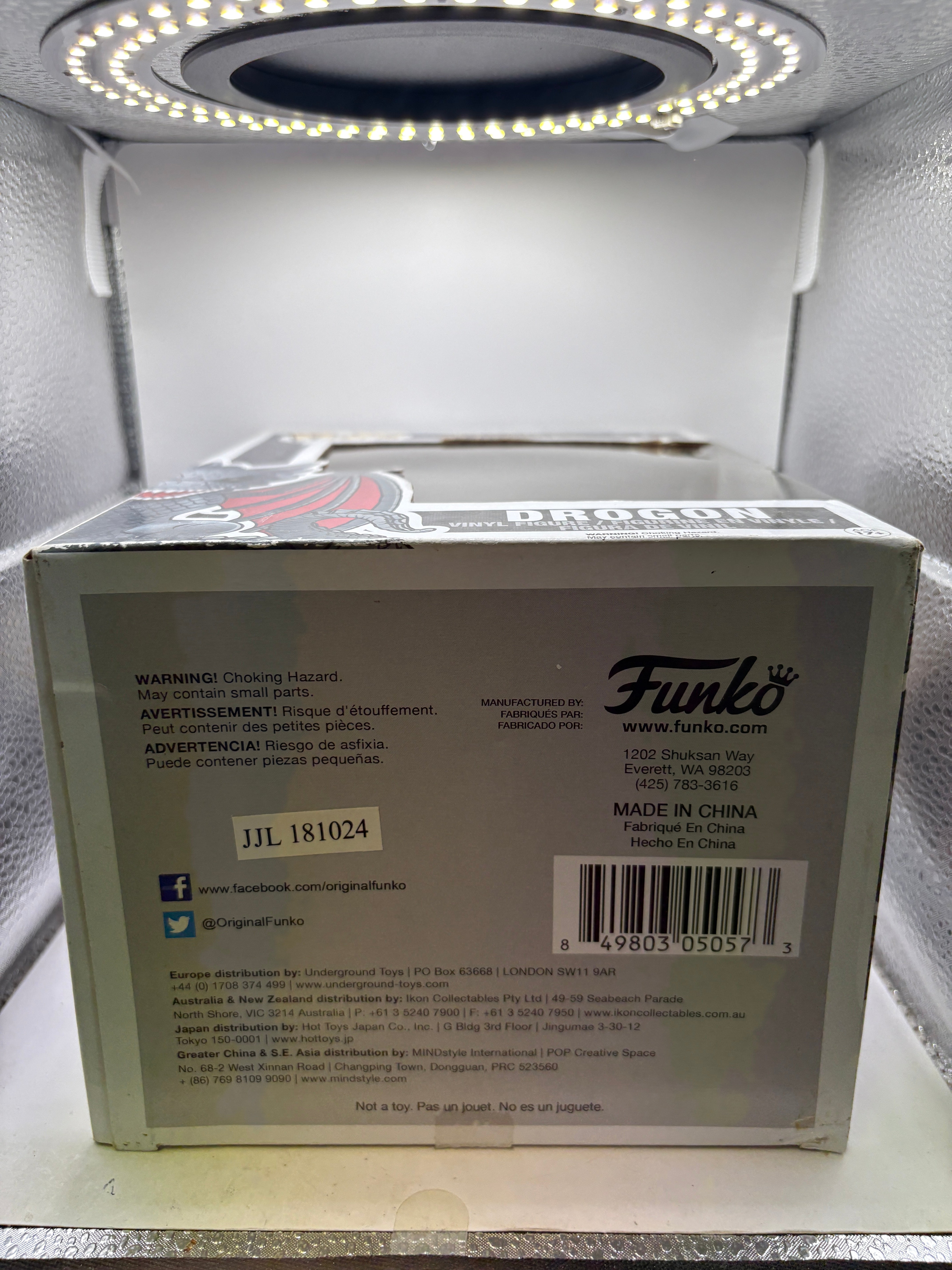 Funko POP! Game of Thrones #46 Drogon Vinyl Figure Box DMG